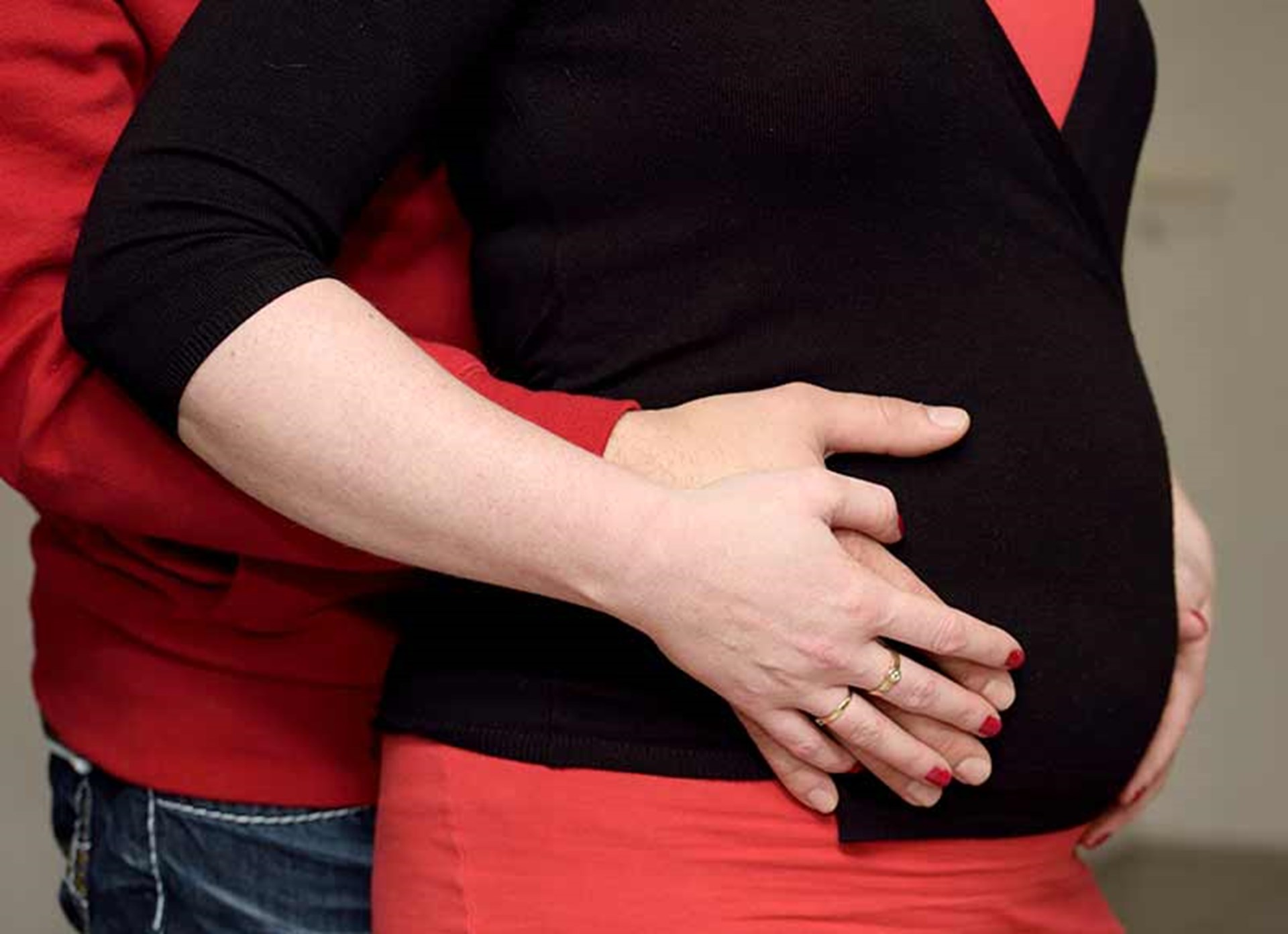 Bauch einer Schwangeren